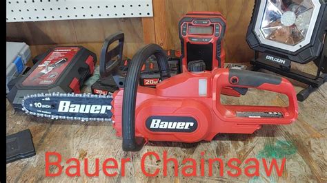 Harbor Freight Bauer 20v Chainsaw Review - YouTube