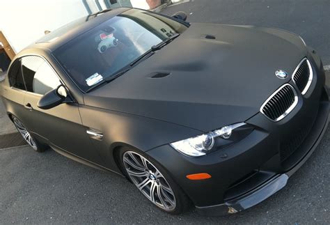 matte black bmw wrap-02 – Custom Vehicle Wraps