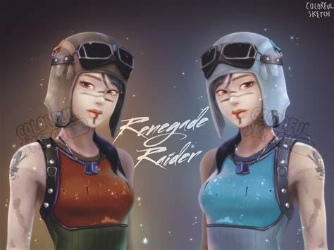 Fortnite Renegade Raider (Frozen version) Fanart by colorfulSketchJennie on DeviantArt