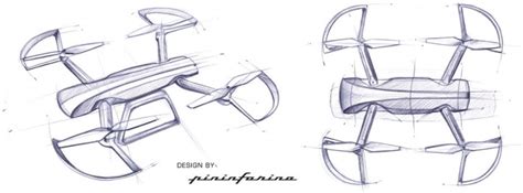 Pininfarina designs RC Drone - Car Body Design