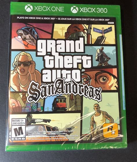 GTA Massive Theft Auto San Andreas [ G2 Case ] (XBOX ONE & XBOX 360 ...