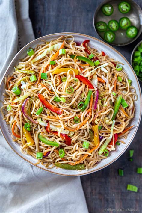 Veg Hakka Noodles - Shweta in the Kitchen