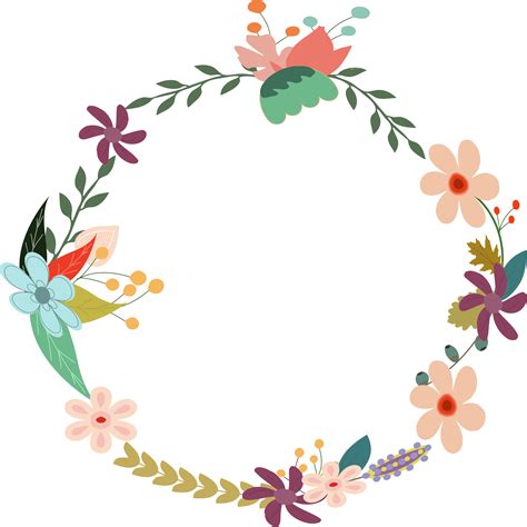 Vintage Floral Wreath by @GDJ, From PDP, with love., on @openclipart | Clip art, Floral wreath ...