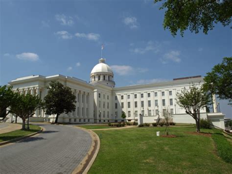 Alabama State Capitol in Montgomery - The Yellowhammer State