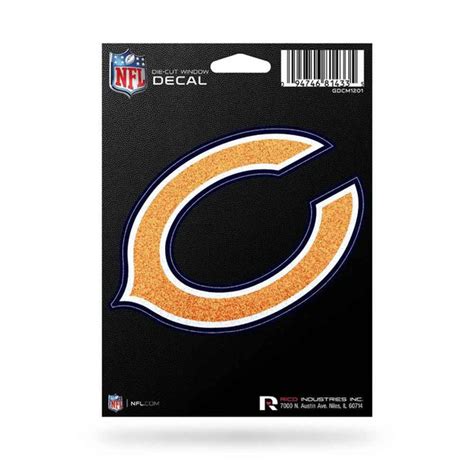 Chicago Bears Logo Glitter Bling Decal by Rico Tag