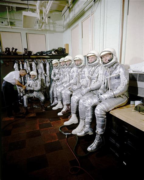 Project Mercury Astronauts Photograph by Ralph Morse