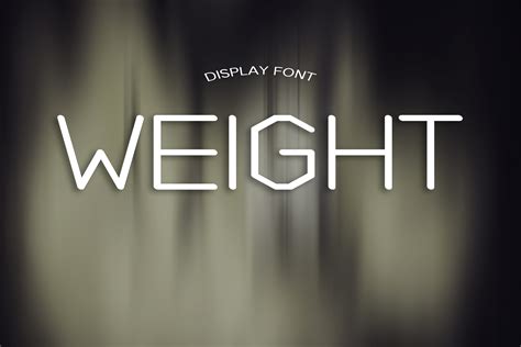 WEIGHT font | Fonts ~ Creative Market