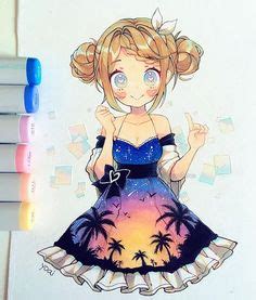 110 Anime (Buns/Double Bun/Puffs) ideas | anime, cute drawings, anime ...