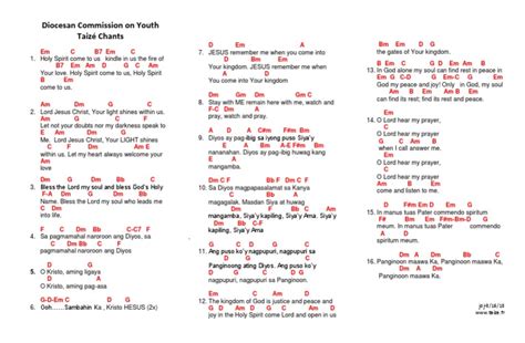 Taize Chants With Chords | Metaphysics Of Religion | Religious Behaviour And Experience