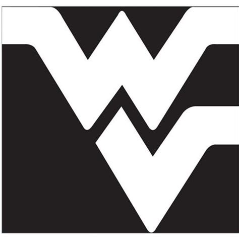 West Virginia White WV Logo Decal (6")