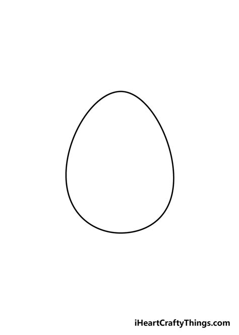 Easter Egg Drawing - How To Draw An Easter Egg Step By Step