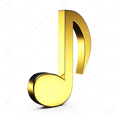 3D golden music notes — Stock Photo © yavuzunlu #26266187