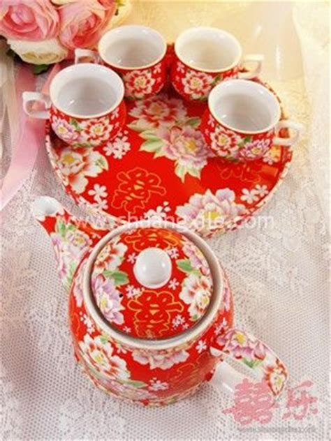 Teaset - Peony Xi - Dowry > Teaset - Chinese Wedding Customs | Traditional chinese wedding ...