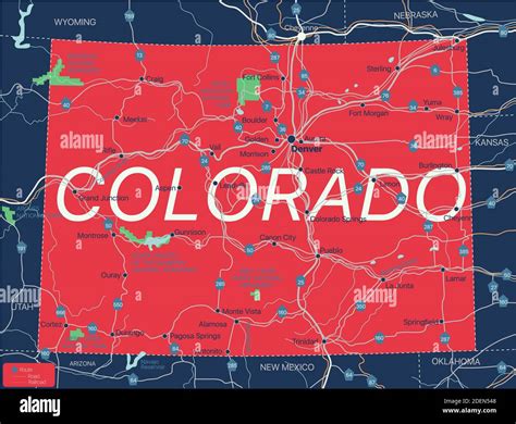 Colorado Map With Cities