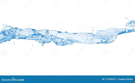 3D Animation of a Blue Water Flow Stock Illustration - Illustration of ...