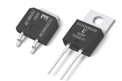 SiC Schottky diodes operate at high temperatures for smaller heatsinks ...