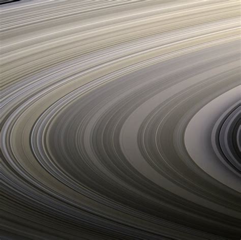 Saturn’s rings display their subtle colors in this view captured on Aug ...