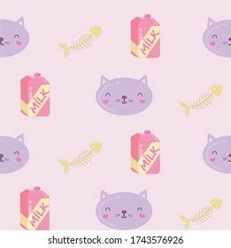 Cute Baby Cat Vector Illustration Stock Vector (Royalty Free ...