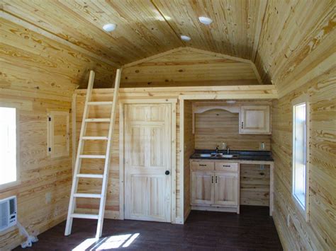 Deluxe Lofted Barn Cabin Finished Interior – Cabin Photos Collections