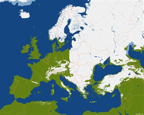 Snow cover in Europe [13.1.2019] : r/europe