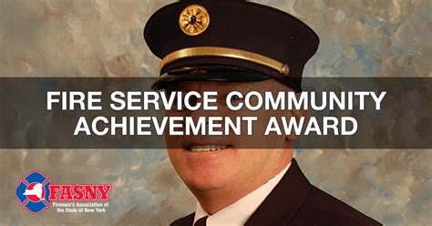 Fire Service Community Achievement Award - FASNY