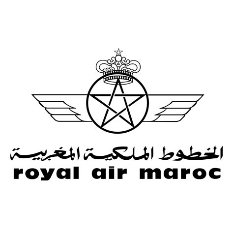 Royal Air Maroc Logo Black and White – Brands Logos