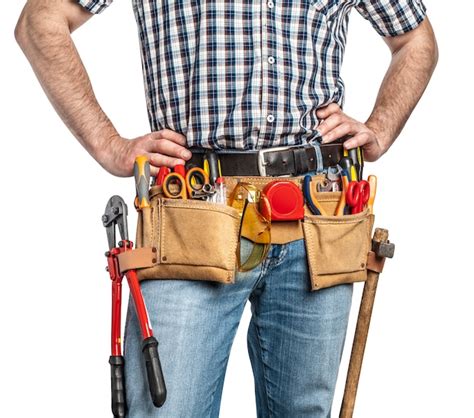 Premium Photo | Handyman and tools