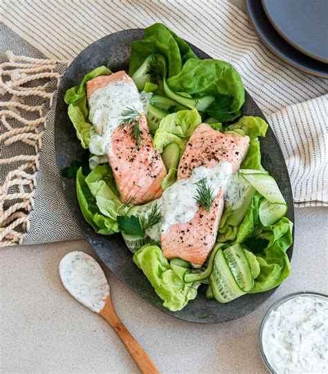 Poached Salmon with Cucumber Dill Sauce | LaptrinhX / News