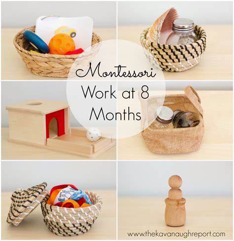 Montessori Work Shelves at 8 Months