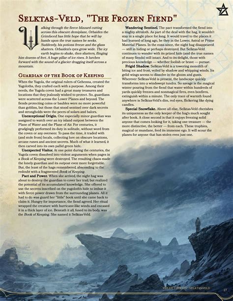 [A-Z] Day 25, 26: "The Frozen Fiend" - Album on Imgur Dungeons And Dragons Homebrew, D&d ...