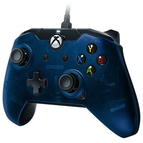 Manette Filaire PDP Bleu Transparent - XBOX ONE