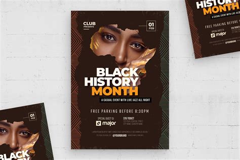 Black History Month Flyer Template [PSD, AI, EPS] - BrandPacks