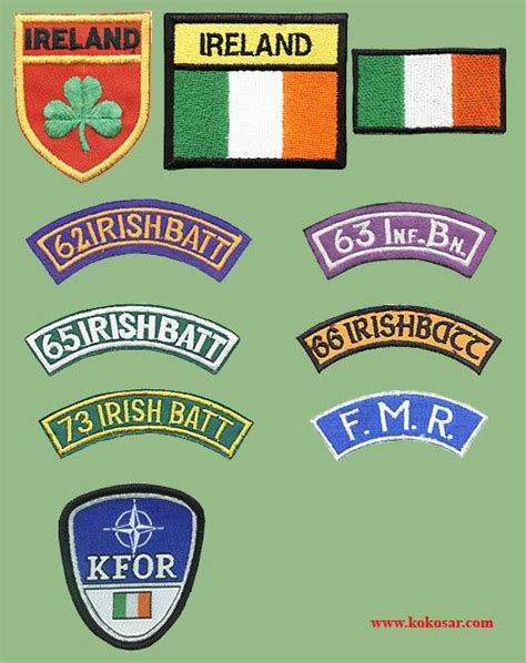 Irish Military Rank Insignia