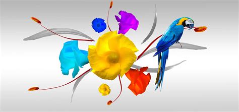 Free Images : flower, illustration, design, parrot, organ, prints, cartoon, tissues, computer ...