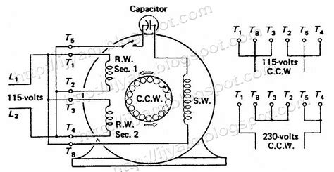 Electric Motor Capacitor Diagram