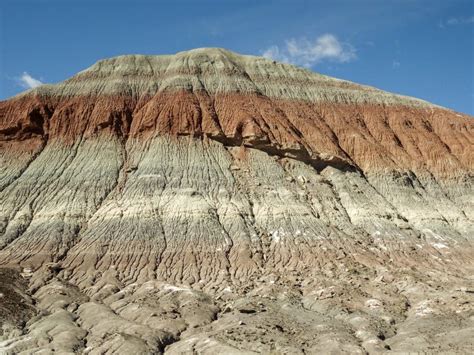 Mesa Rock Patterns At Mamoth Hot Springs In Yellowstone National Park, In Beautiful Sunny Day ...