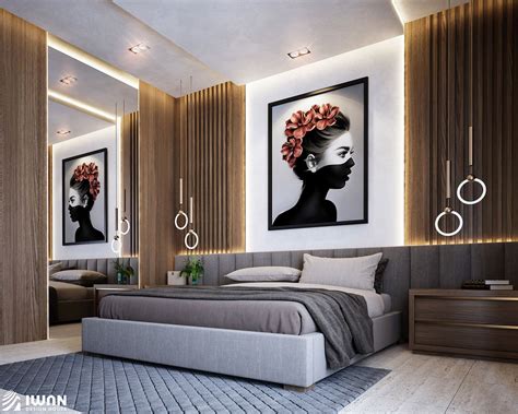 PRIVATE VILLA - MODERN BEDROOMS on Behance Modern Luxury Bedroom ...