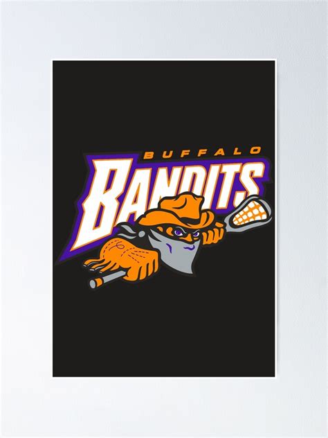 "Buffalo Bandits Logo Design" Poster for Sale by JetteTodda | Redbubble