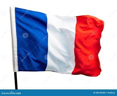 French flag waving stock photo. Image of flag, emblems - 288186288