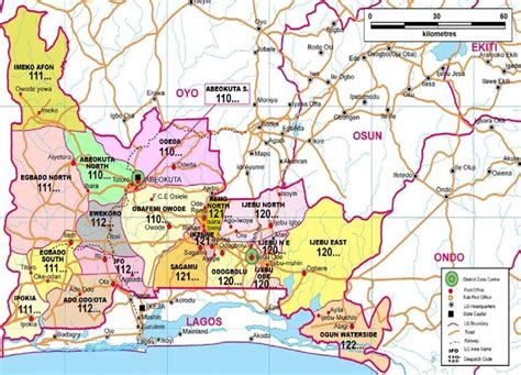 The Map of Ogun State, Southwest Nigeria, where Abeokuta, the Study... | Download Scientific Diagram