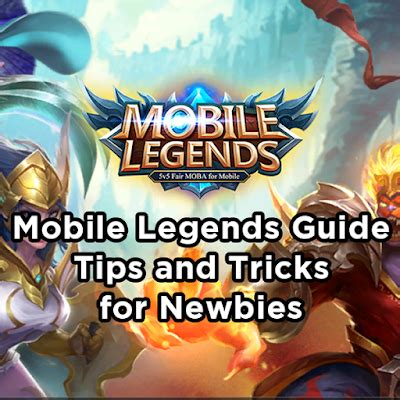 Mobile Legends Guide : Tips and Tricks for Newbies - PINOY SMARTPHONE