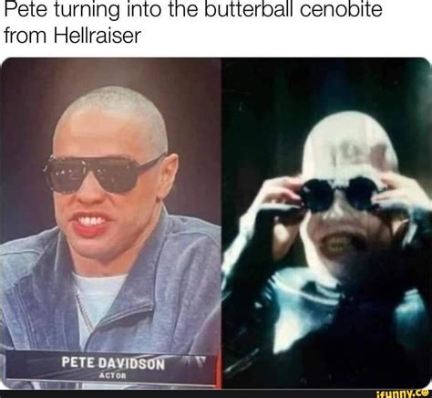 Pete turning into the butterball cenobite from Hellraiser - iFunny