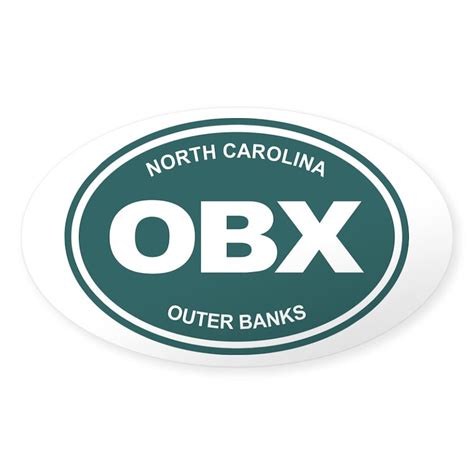 OBX Sticker (Oval) OBX Sticker | CafePress