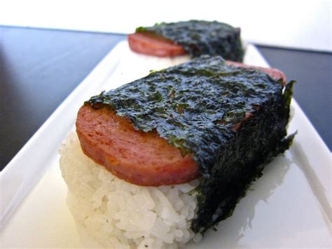 Titillating Delights: Spam musubi