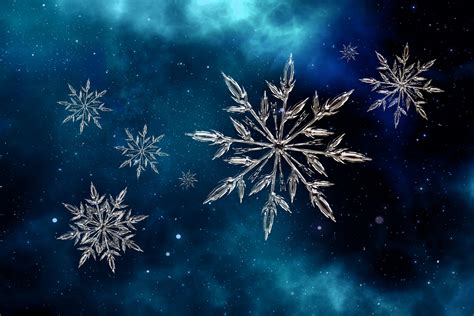 Download Blue Ice Artistic Snowflake 4k Ultra HD Wallpaper