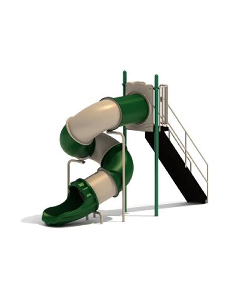 8' Free Standing Spiral Tunnel Slide Commercial Playground, 59% OFF