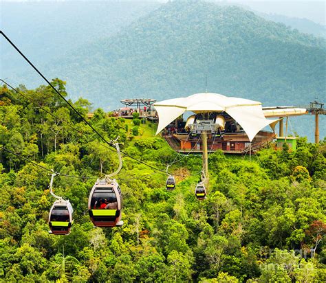 Cable Car On Langkawi Island Malaysia Photograph by Efired