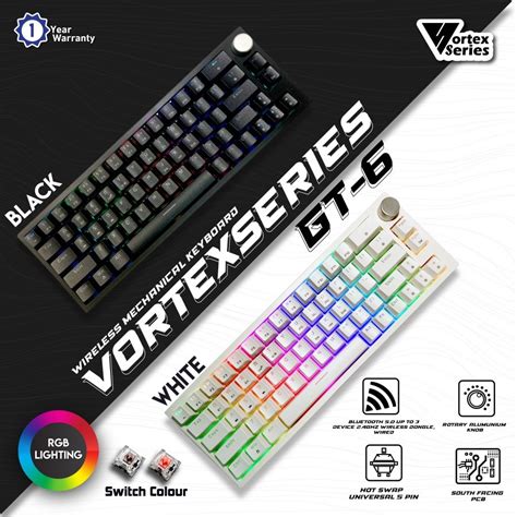 Jual VortexSeries GT-6 / GT6 Hotswappable Mechanical - Gaming Keyboard | Shopee Indonesia