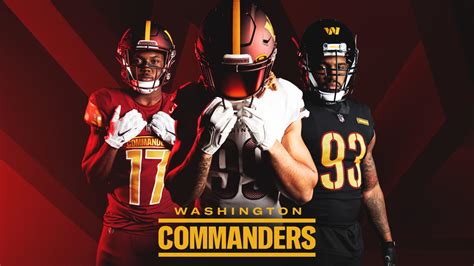 Washington Commanders Unveil New Uniforms