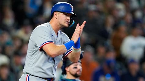 Josh Jung scores first run of 2023 MLB playoffs in Rangers win | kens5.com